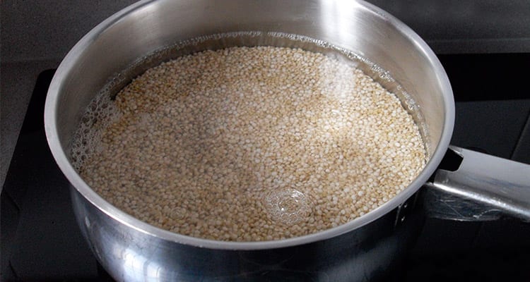 tiempo coccion quinoa blanca